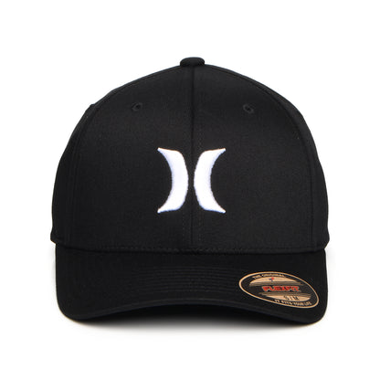 Hurley Hats One & Only Flexfit Baseball Cap - Black-White