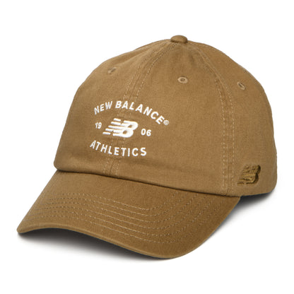 New Balance Hats Athletics Cotton Baseball Cap - Bark