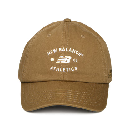 New Balance Hats Athletics Cotton Baseball Cap - Bark