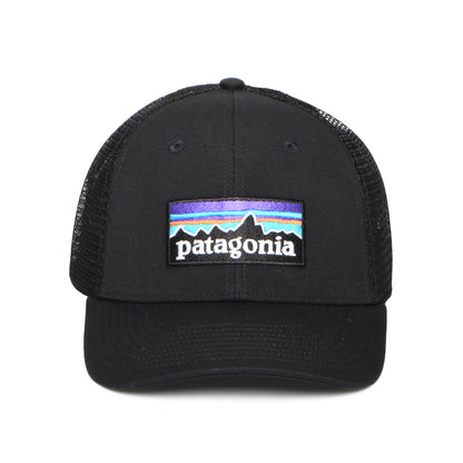 Patagonia Hats P-6 Logo Organic Cotton LoPro Trucker Cap - Black
