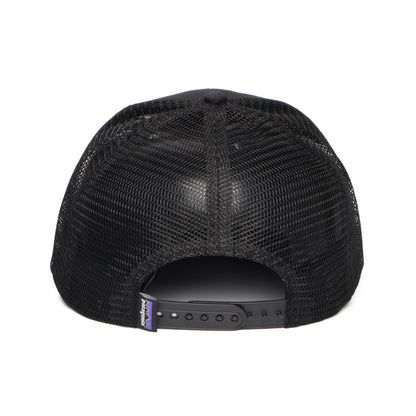 Patagonia Hats P-6 Logo Organic Cotton LoPro Trucker Cap - Black
