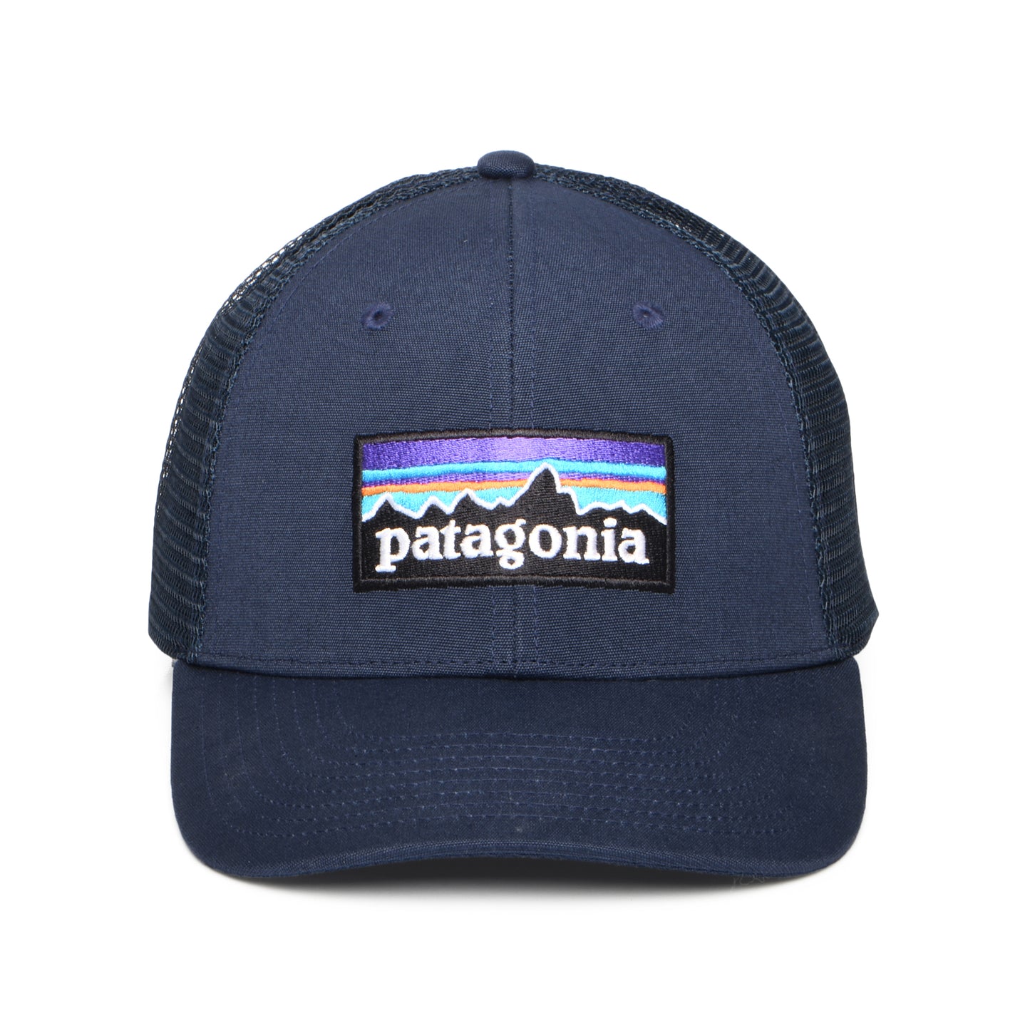 Patagonia Hats P-6 Logo Organic Cotton LoPro Trucker Cap - Navy Blue