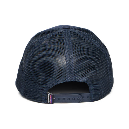 Patagonia Hats P-6 Logo Organic Cotton LoPro Trucker Cap - Navy Blue