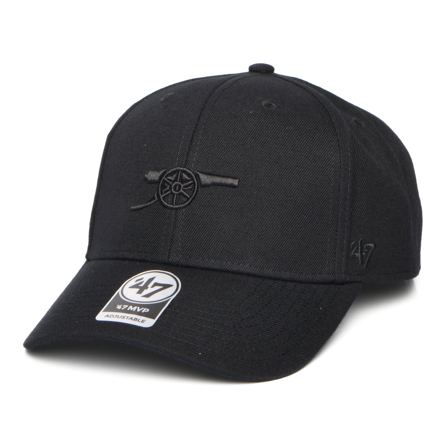 47 Brand Arsenal FC Snapback Cap - Gunners MVP - Black On Black