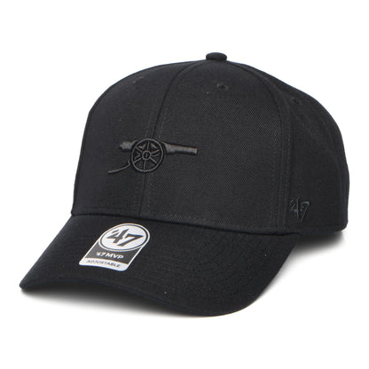 47 Brand Arsenal FC Snapback Cap - Gunners MVP - Black On Black