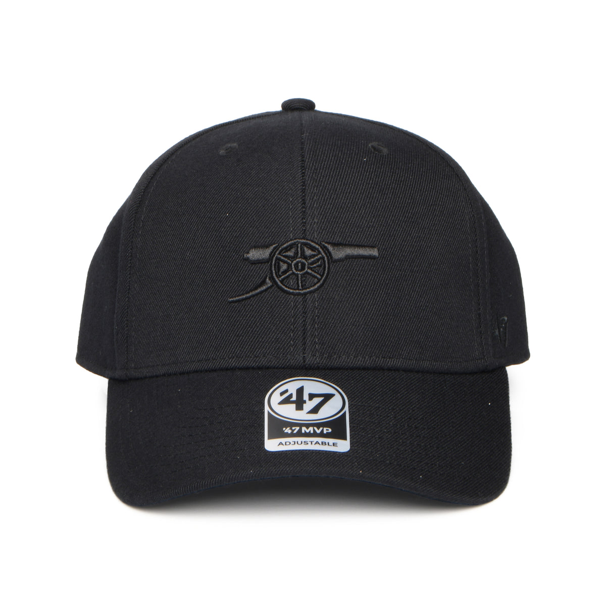 47 Brand Arsenal FC Snapback Cap - Gunners MVP - Black On Black