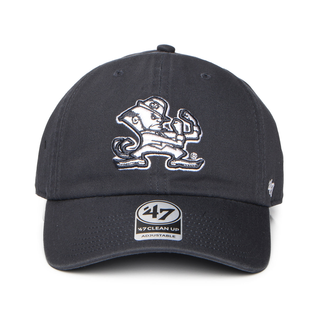 47 Brand Notre Dame Fighting Irish Baseball Cap - NCAA Clean Up - Washed Navy