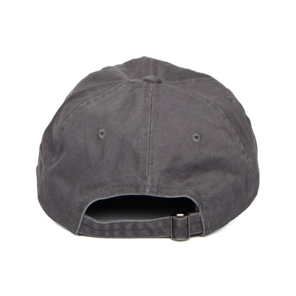 Washed Cotton Baseball Cap - Charcoal