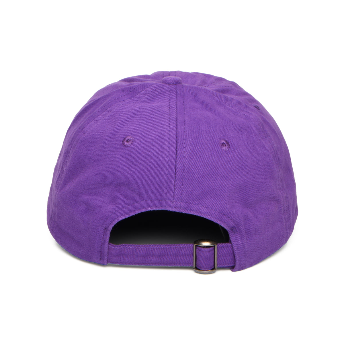 Washed Cotton Baseball Cap - Purple