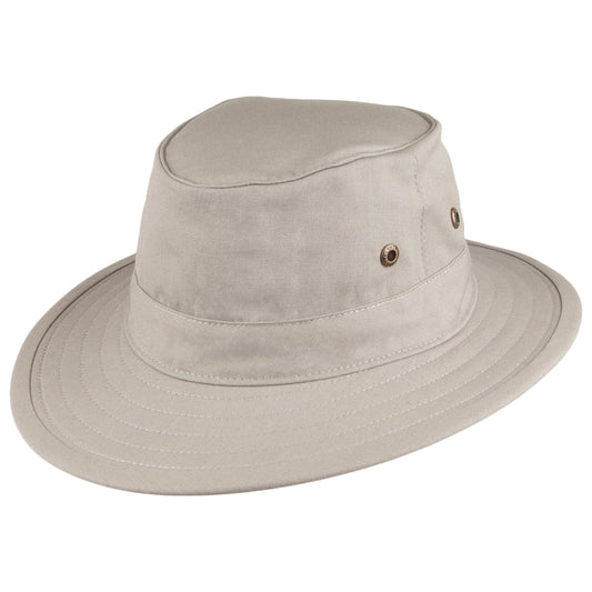Failsworth Hats Traveller Crushable Sun Hat - Stone