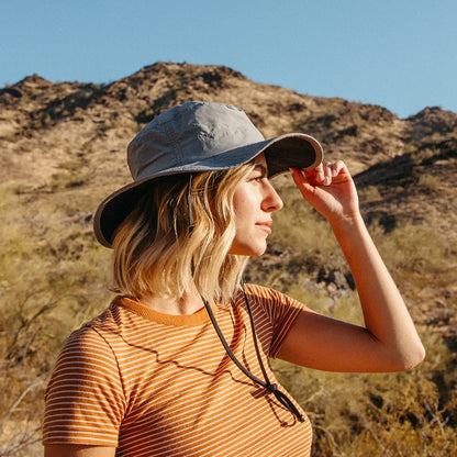 Dorfman Pacific Hats Evergreen Packable Big Brim Boonie Hat - Khaki