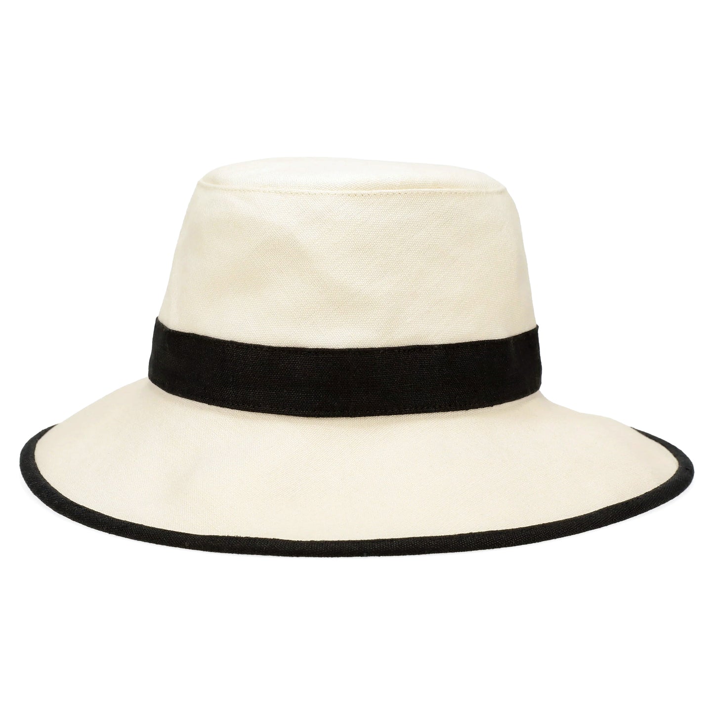 Tilley Hats Adrienne Hemp Packable Sun Hat - Black-White