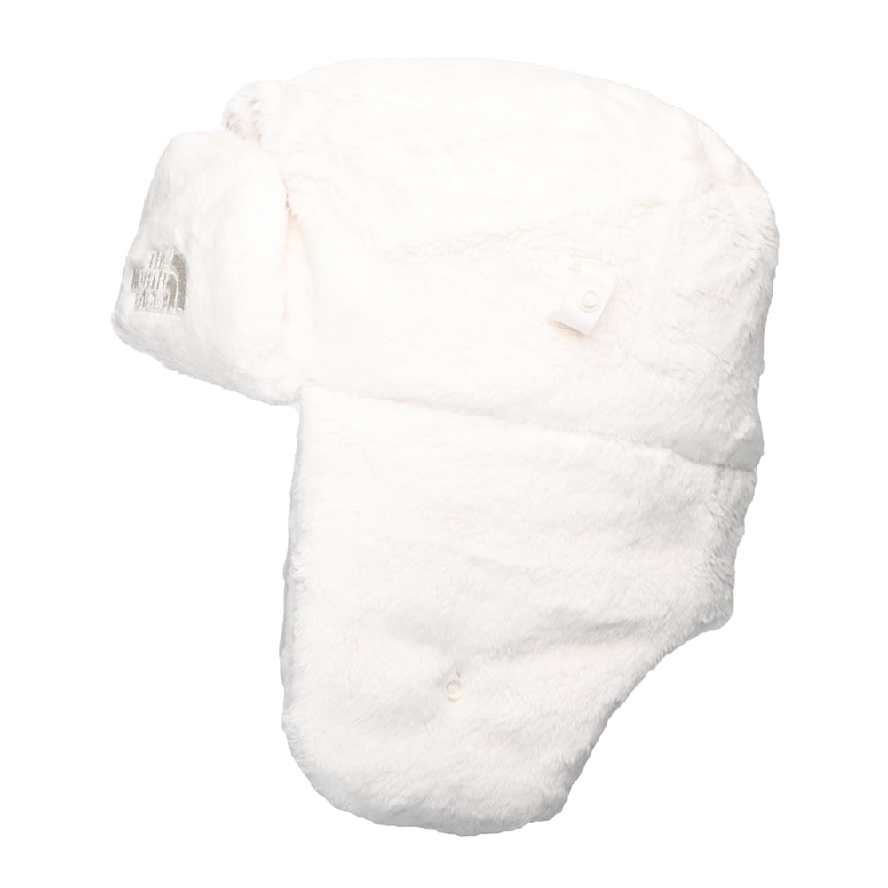 The North Face Hats Womens Osito Super Soft Recycled Trapper Hat - Winter White