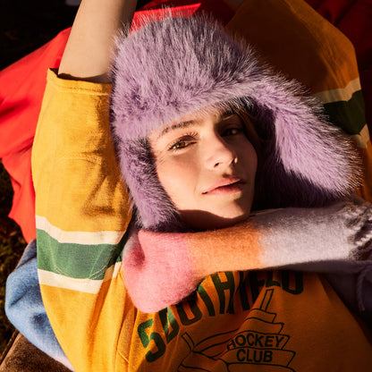 Barts Hats Hawka Recycled Trapper Hat - Violet