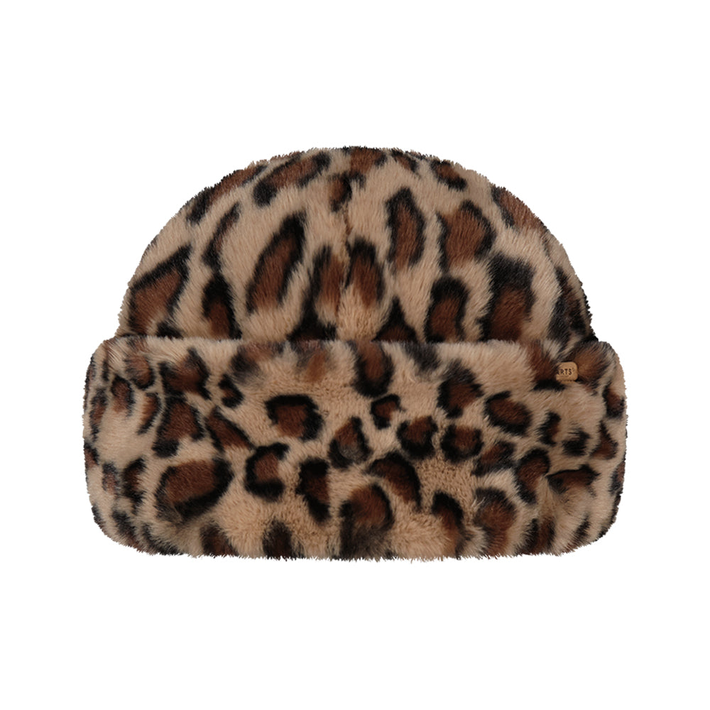 Barts Hats Cherrybush Leopard Faux Fur Winter Hat - Brown