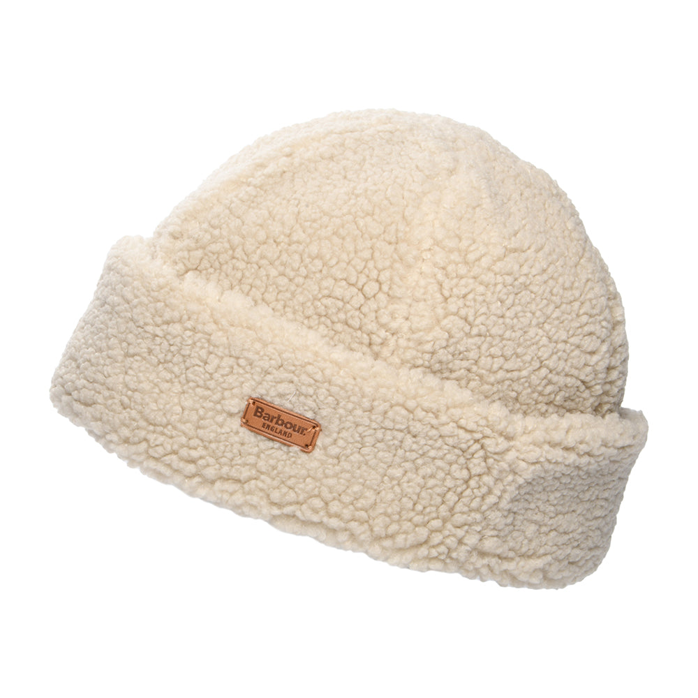Barbour Hats Cathy Sherpa Winter Hat - Ecru