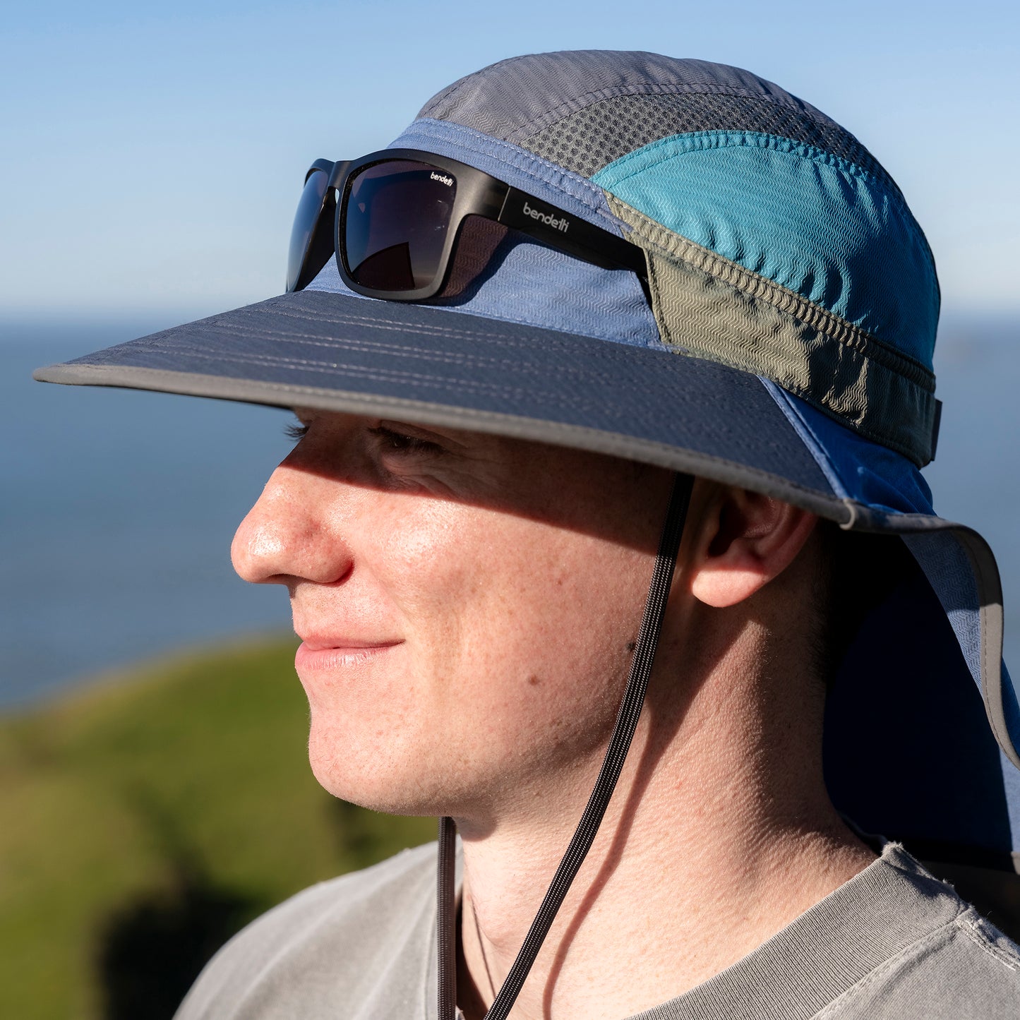 Sunday Afternoons Hats Ultra Adventure Water Resistant Sun Hat - Slate Blue-Blue