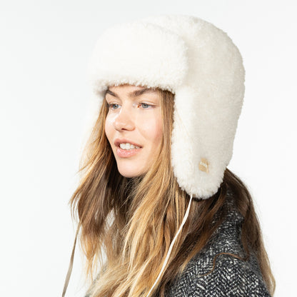 Barts Hats Bantota Sherpa Trapper Hat - Cream
