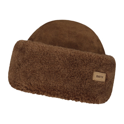 Barts Hats Kegalle Faux Suede Winter Hat - Dark Brown