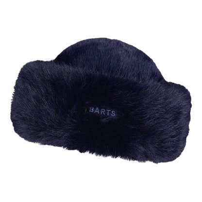Barts Hats Angeliqa Faux Fur Winter Hat - Navy Blue