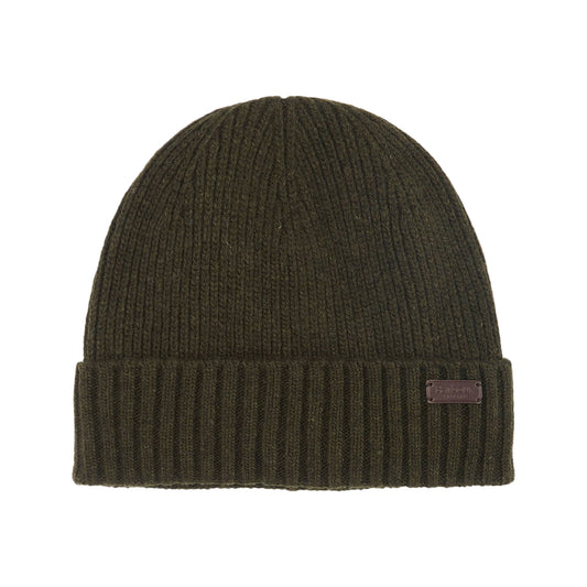 Barbour Hats Carlton Wool Blend Beanie Hat - Dark Green