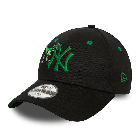 New Era Kids 9FORTY New York Yankees Baseball Cap - MLB Graphic - Black-Green