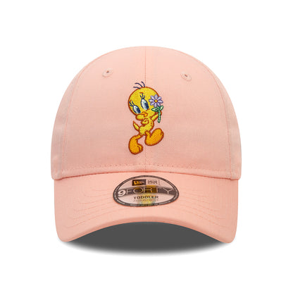 New Era Kids 9FORTY Tweety Bird Baseball Cap - Looney Tunes - Peach