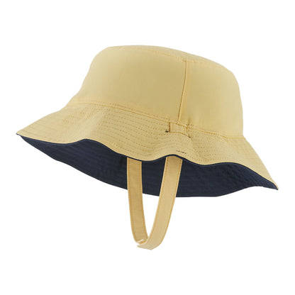 Patagonia Hats Baby Garden Club Reversible Sun Bucket Hat - Navy-Yellow
