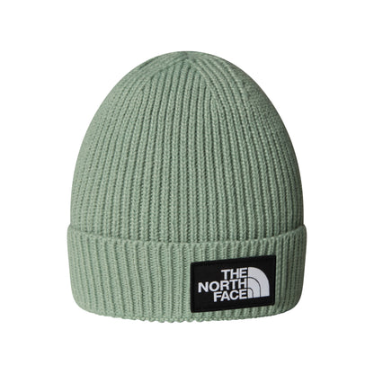 The North Face Hats Kids TNF Logo Box Recycled Cuffed Beanie Hat - Sage