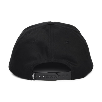 Vans Hats Kids Drop V Logo Curved Brim Snapback Cap - Black-White