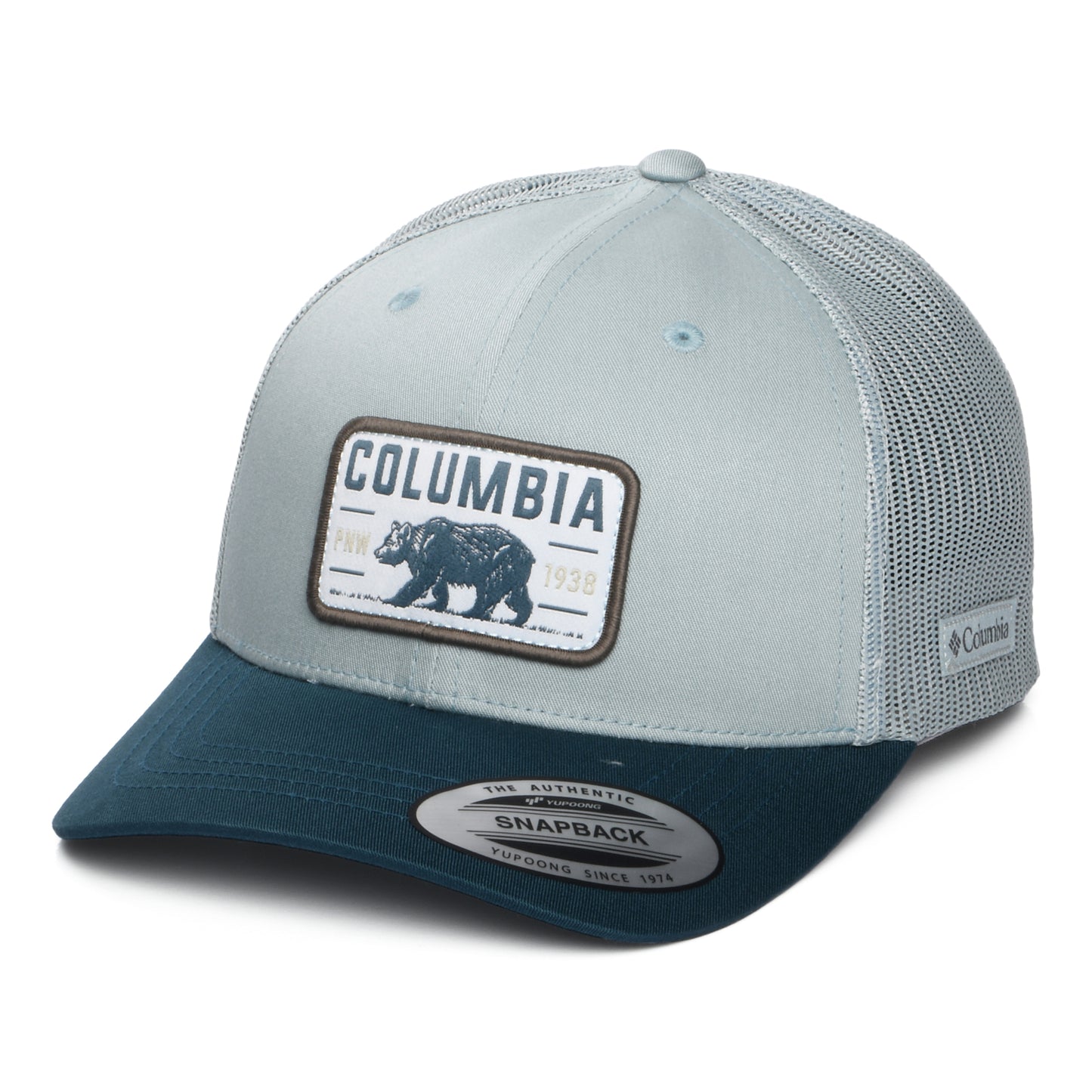 Columbia Hats Kids Bear Trucker Cap - Light Blue-Teal