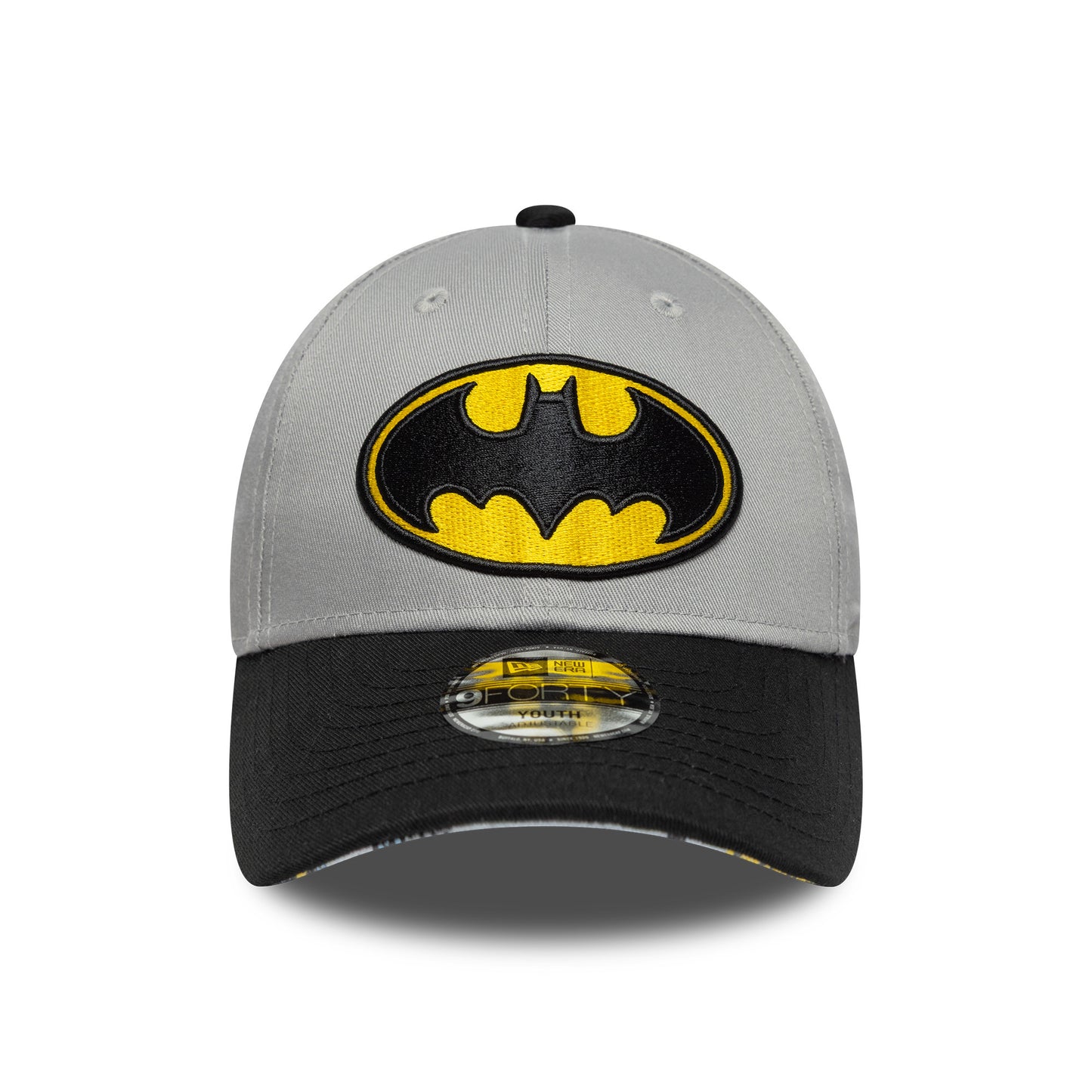 New Era Kids 9FORTY Batman Baseball Cap - DC Comics - Grey-Black