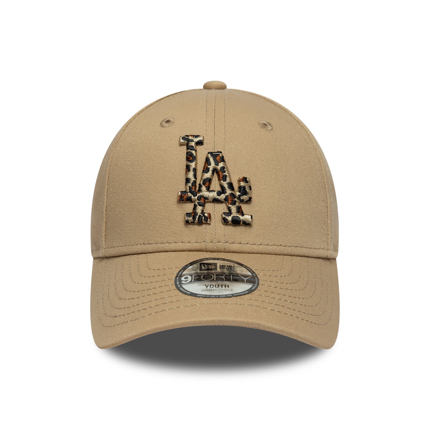 New Era Kids 9FORTY L.A. Dodgers Baseball Cap - MLB Animal Infill - Camel