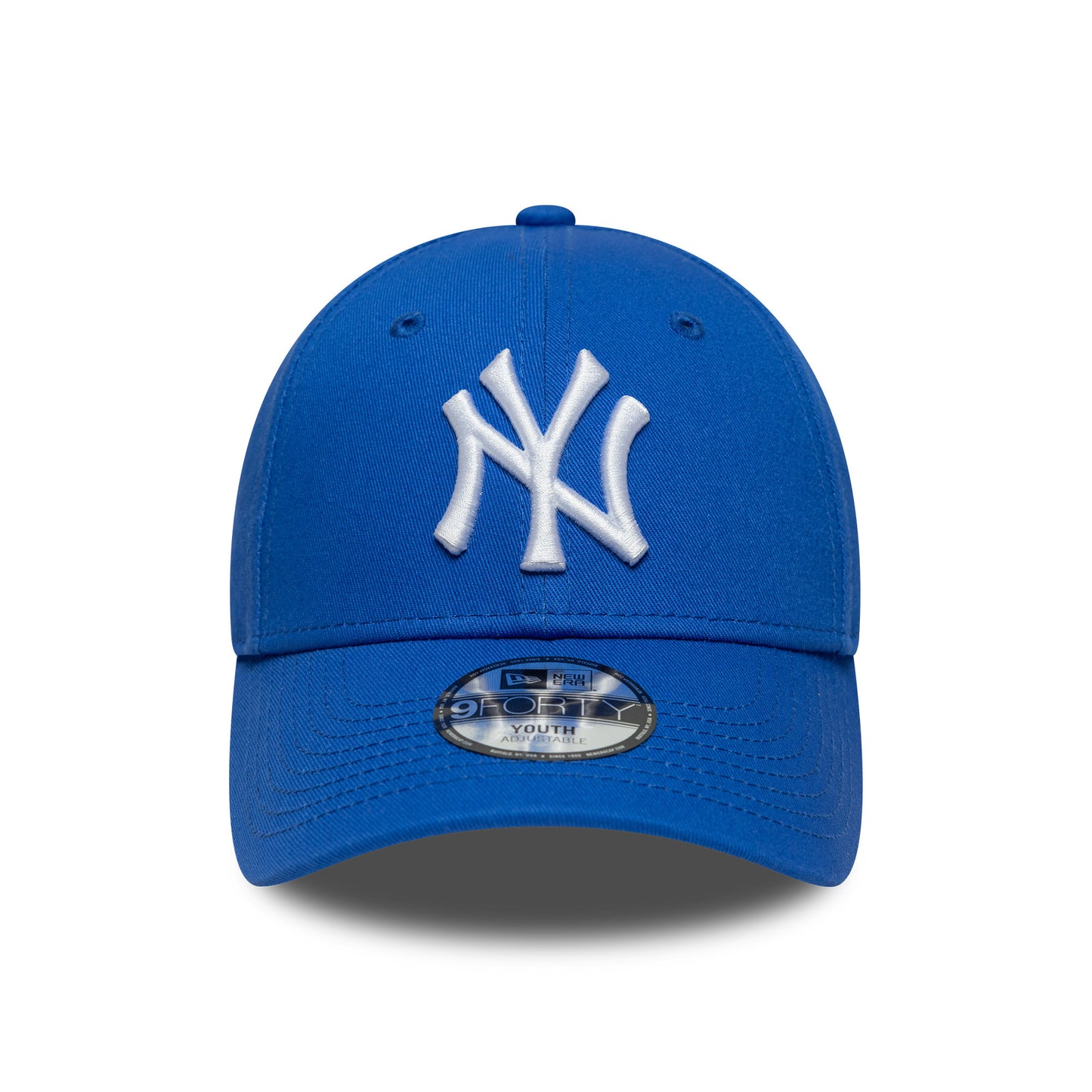New Era Kids 9FORTY New York Yankees Baseball Cap - MLB League Essential - Deep Blue-White