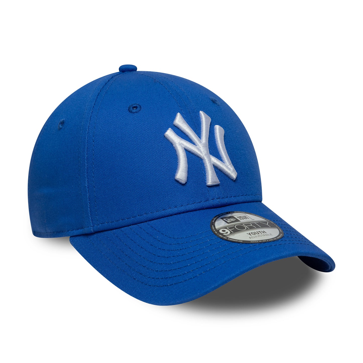 New Era Kids 9FORTY New York Yankees Baseball Cap - MLB League Essential - Deep Blue-White