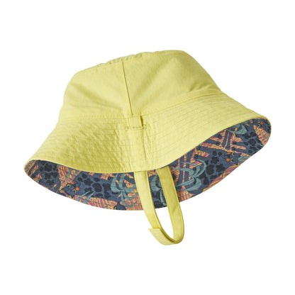 Patagonia Hats Baby Jaggy Reversible Sun Bucket Hat - Lemon-Multi