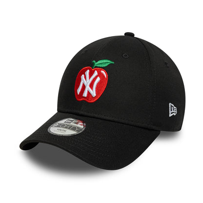 New Era Kids 9FORTY New York Yankees Baseball Cap - MLB Fruit Icon - Black