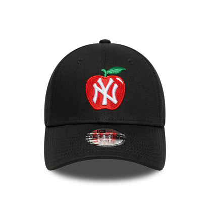 New Era Kids 9FORTY New York Yankees Baseball Cap - MLB Fruit Icon - Black