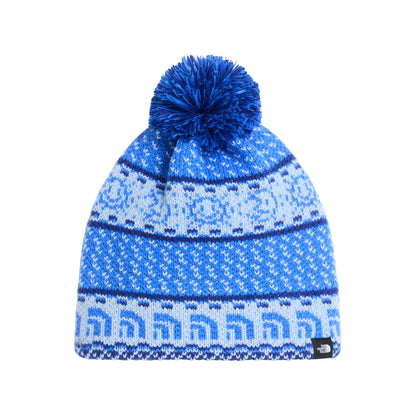 The North Face Hats Kids Cabin Ski Tuke Bobble Hat - Bright Blue
