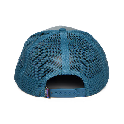 Patagonia Hats Kids P-6 Logo Organic Cotton Trucker Cap - Sage-Teal
