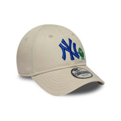 New Era Kids 9FORTY New York Yankees Baseball Cap - MLB Monster Icon - Stone-Blue