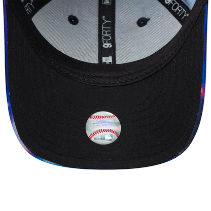 New Era Kids 9FORTY New York Yankees Baseball Cap - MLB Galaxy AOP - Purple-Black