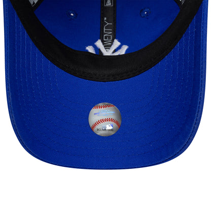 New Era Kids 9TWENTY New York Yankees Baseball Cap - MLB League Essential - Deep Blue-White