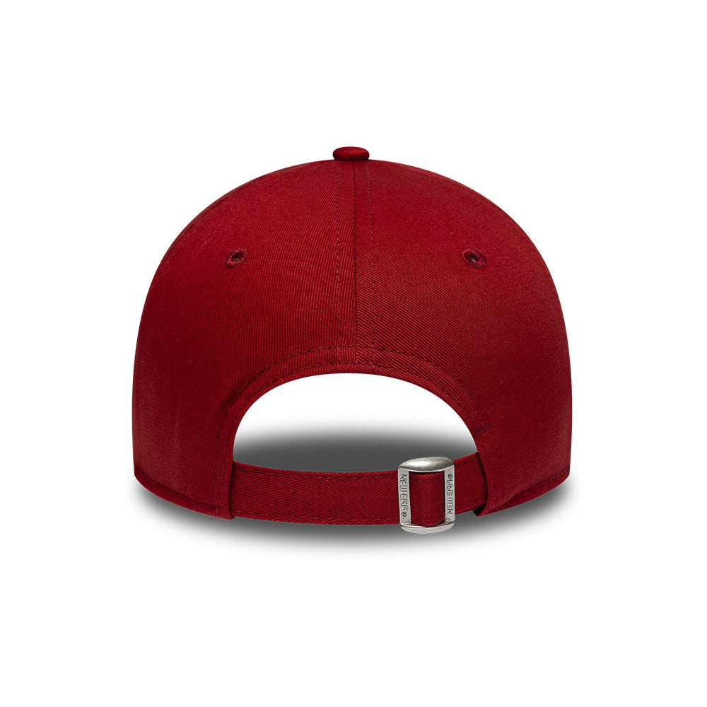New Era Kids 9TWENTY L.A. Dodgers Baseball Cap - MLB League Essential - Deep Red-White
