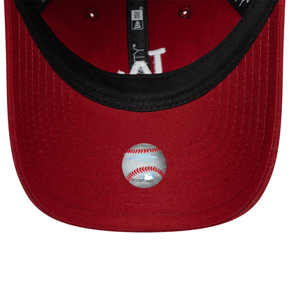 New Era Kids 9TWENTY L.A. Dodgers Baseball Cap - MLB League Essential - Deep Red-White