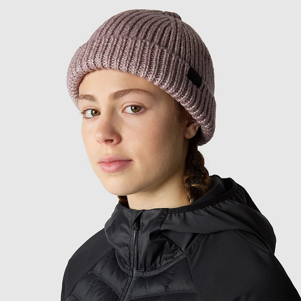 The North Face Hats Airspun Slouchy Beanie Hat - Dusty Mauve
