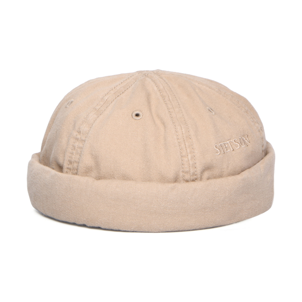 Stetson Hats Cotton Docker Beanie Hat - Beige