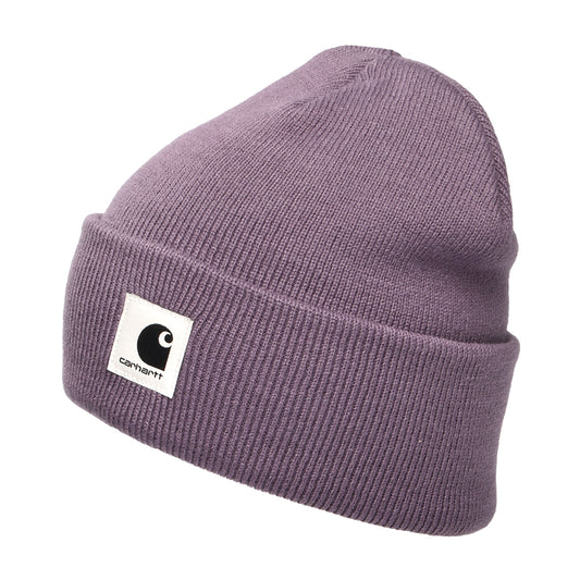 Carhartt WIP Hats Ashley Cuffed Beanie Hat - Light Plum