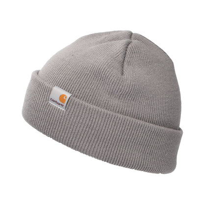 Carhartt WIP Hats Stratus Short Watch Beanie Hat - Grey
