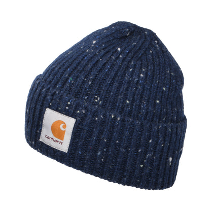 Carhartt WIP Hats Anglistic Beanie Hat - Dark Blue